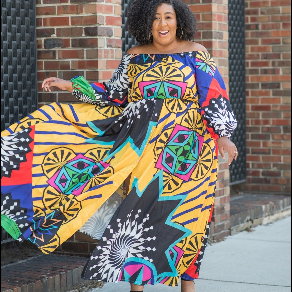 Colorful lightweight dress